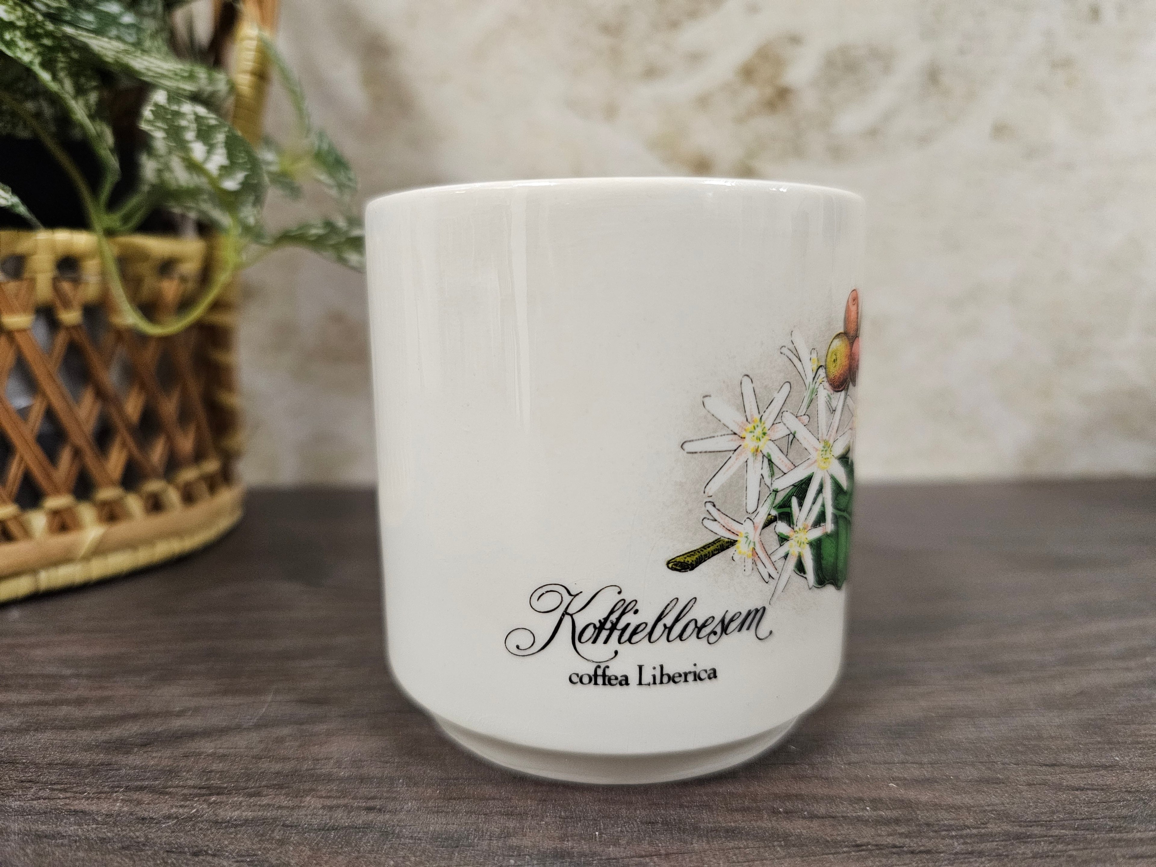 Villeroy Boch Douwe Egberts koffie mok Liberica koffiebloesem