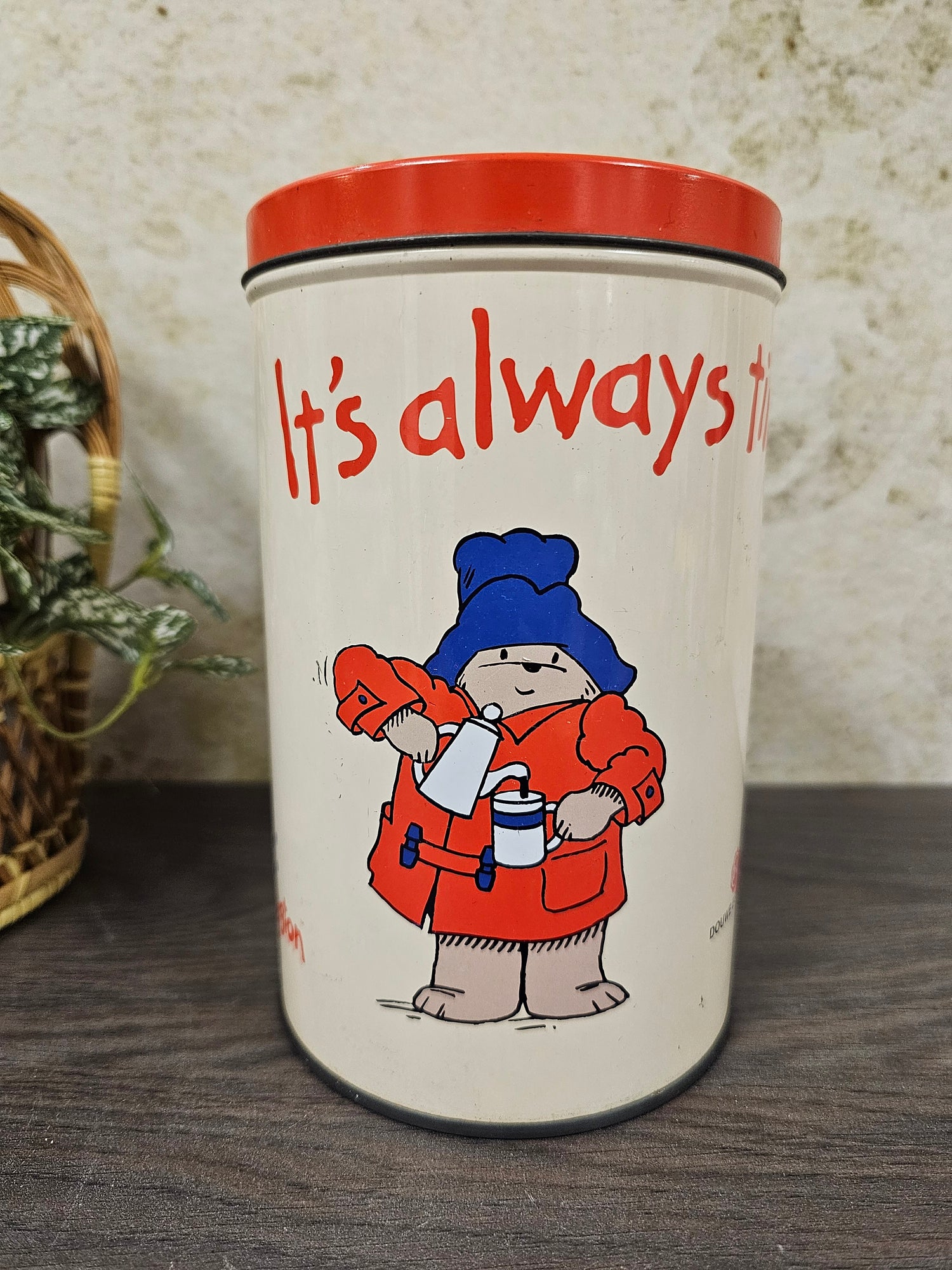 Paddington blik &quot;always time for coffee&quot;