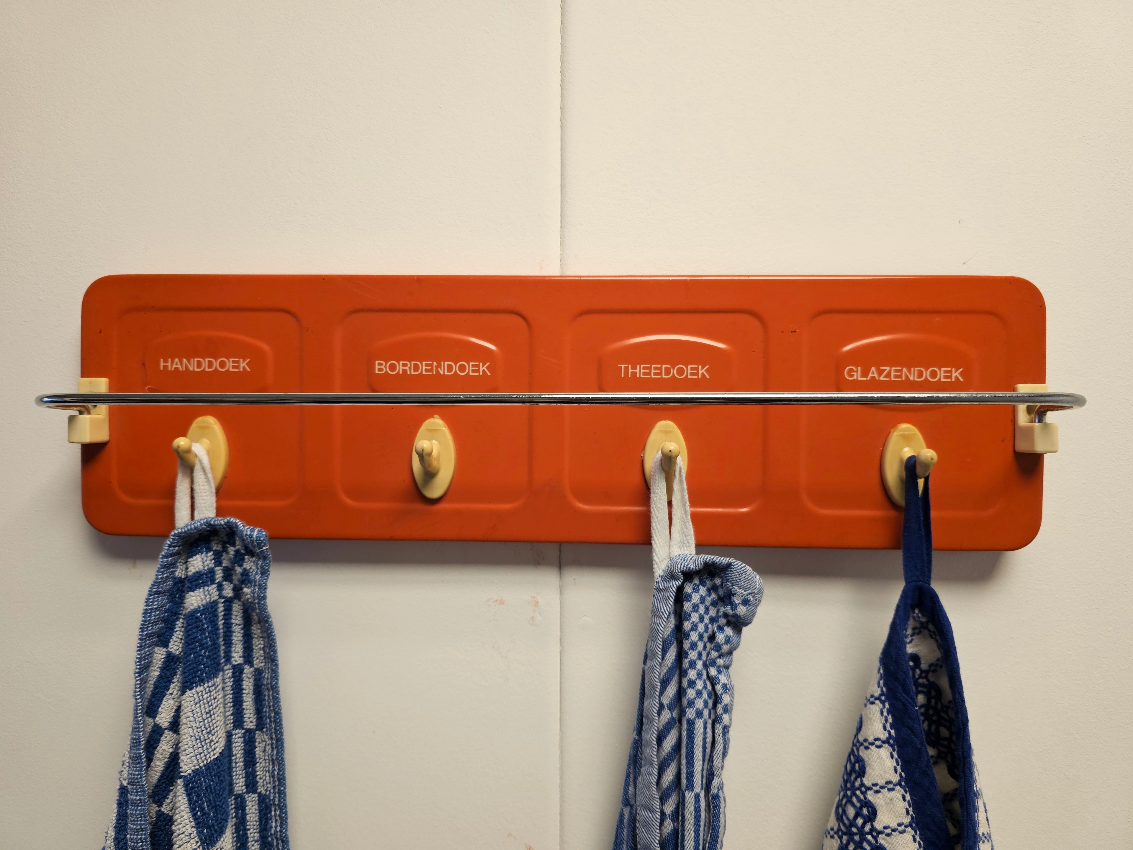 Brabantia keukendoek rek oranje