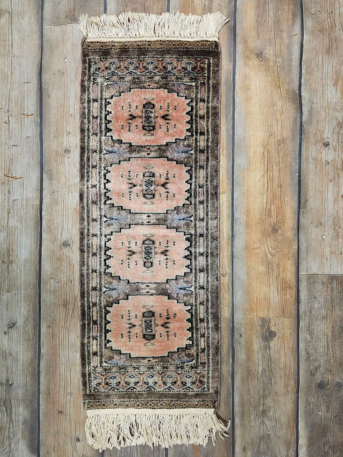 Vintage Perzisch tapijt 100 x 34 cm