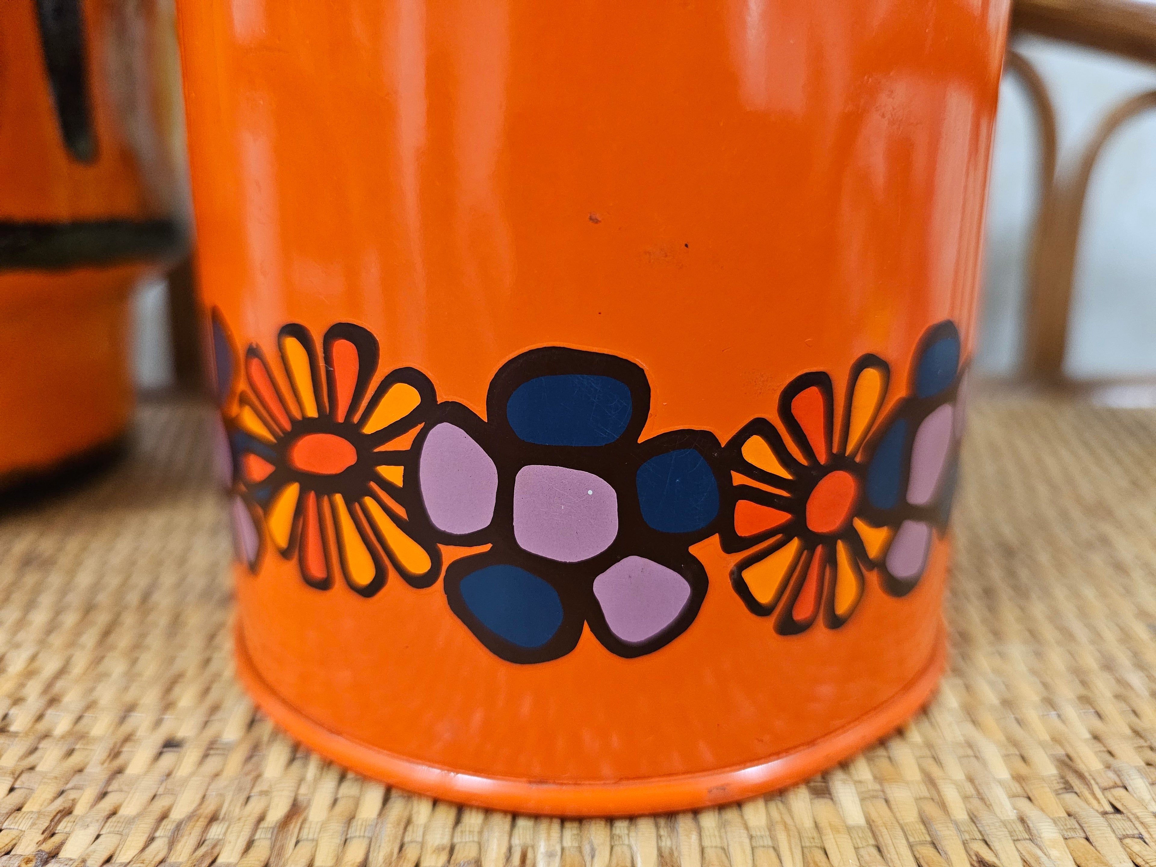 Brabantia oranje Diane bloem blik 20 cm