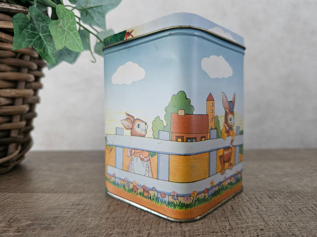 Pasen blikje met haasjes