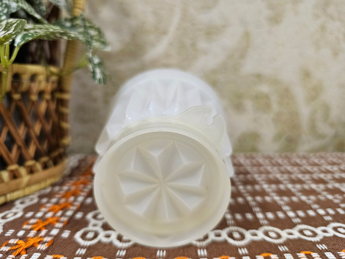 Tupperware puddingvormpje wit