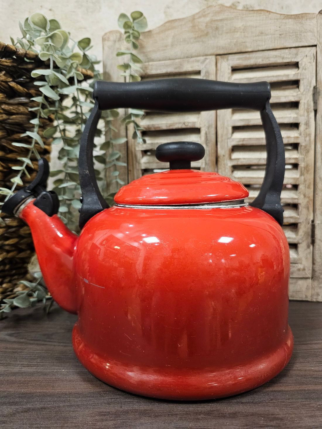 Le Creuset rode fluitketel 2,1 liter