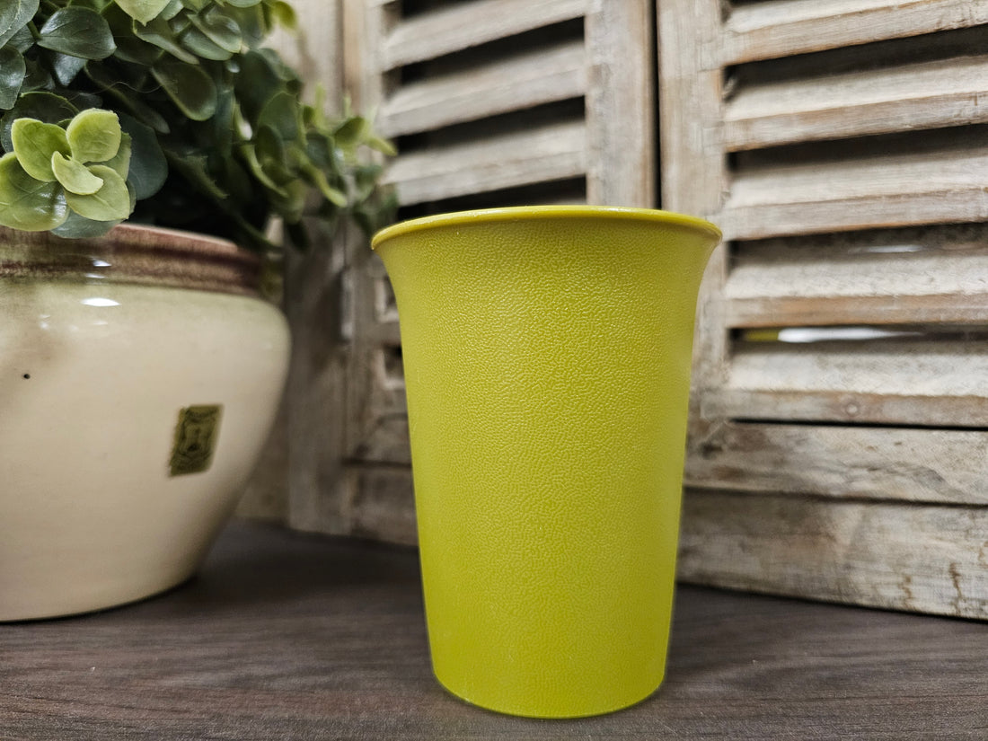 Tupperware groene beker