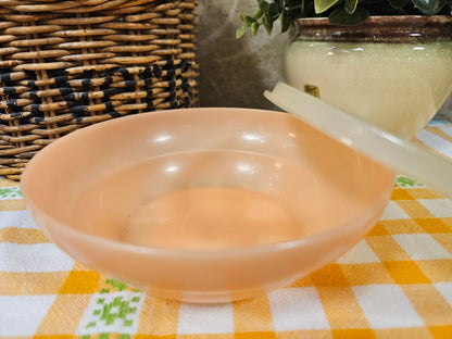 Tupperware zalmroze schaaltje met deksel