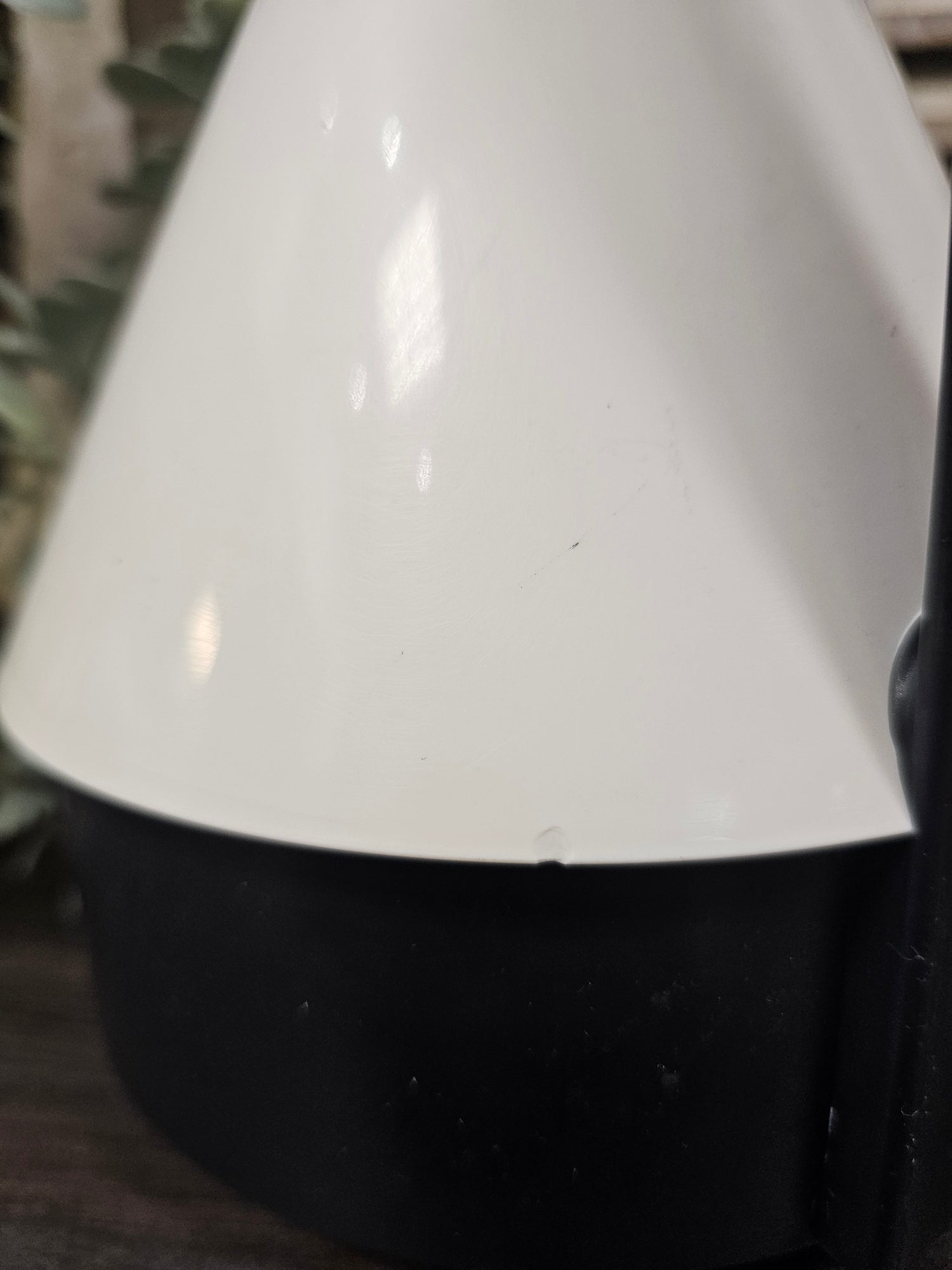 Vintage Emsa Rio Memphis style thermoskan zwart / wit