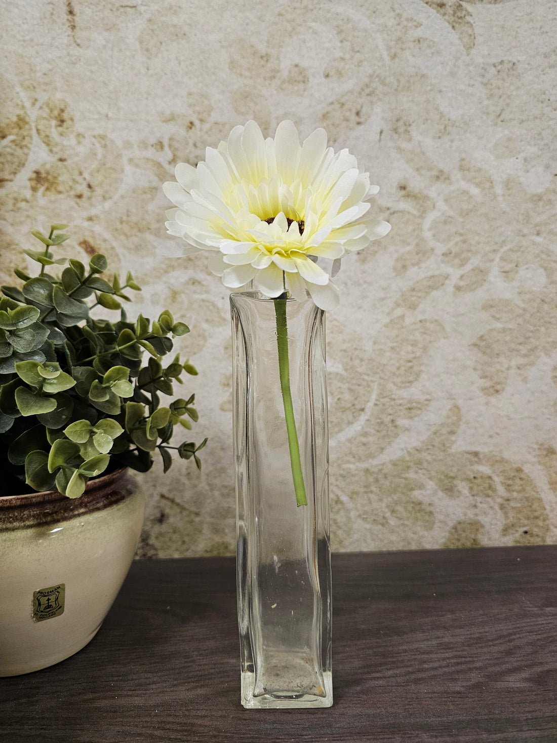 Ikea Skämt golvend vaasje helder glas