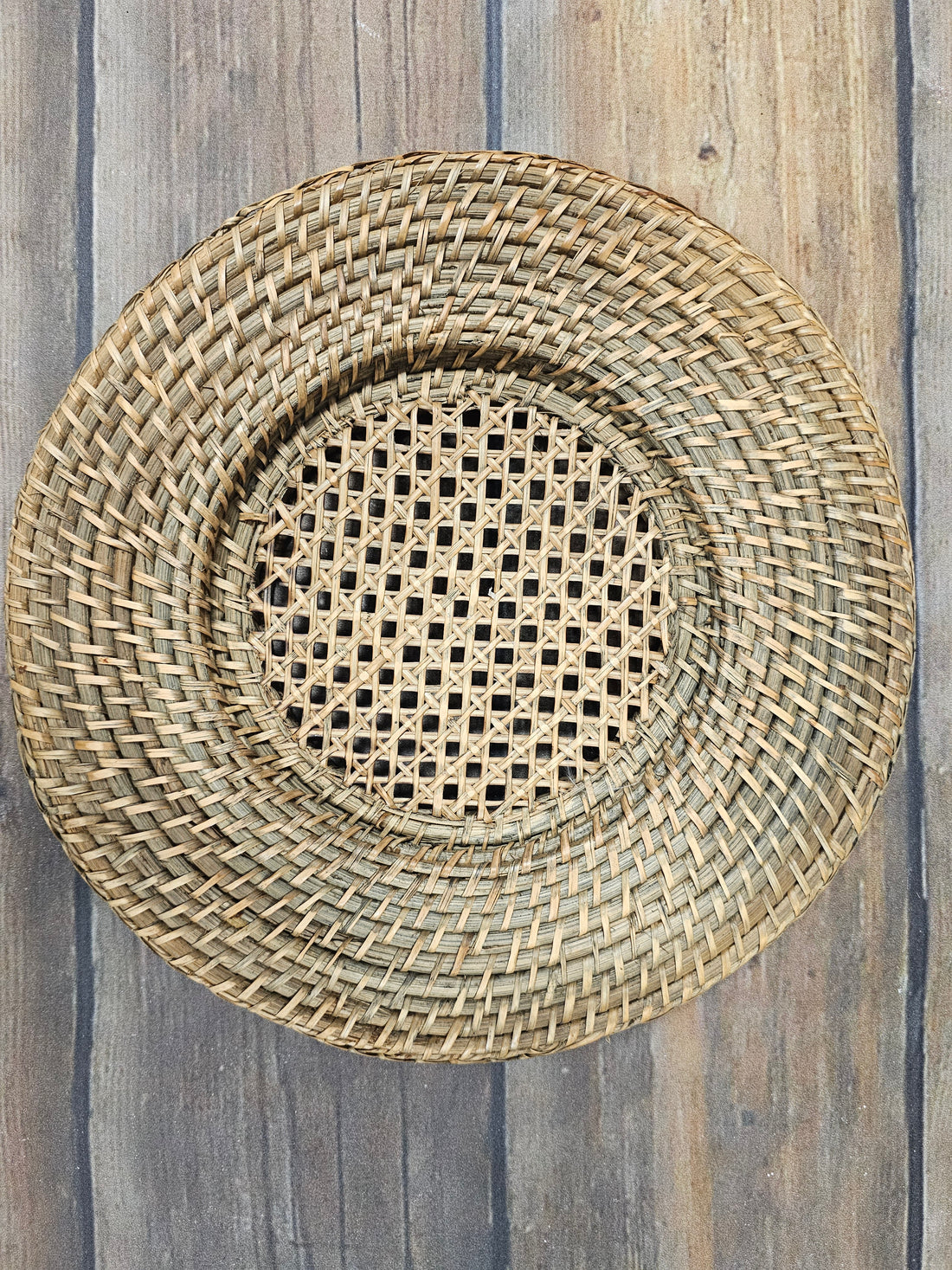 Birma rieten onderzetter 32,5 cm