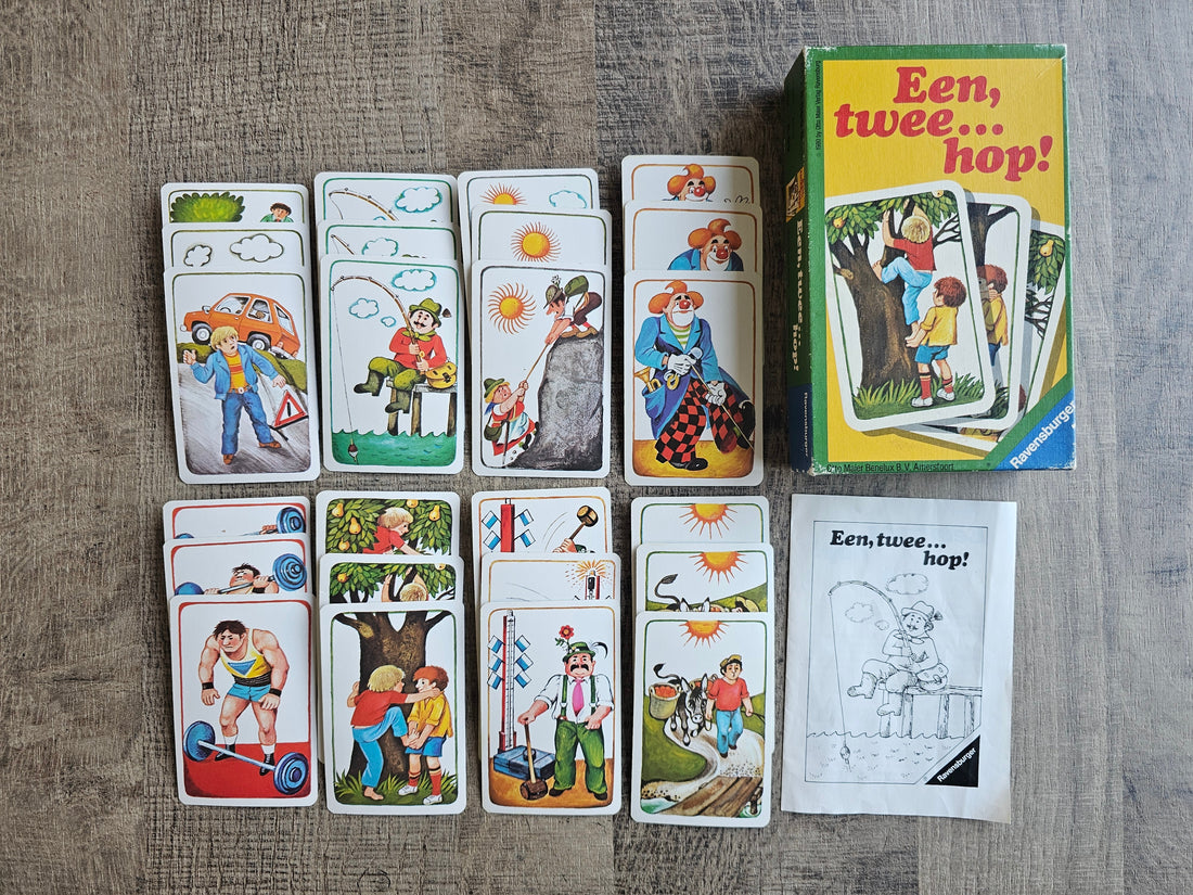 Ravensburger kaartspel “Een, twee…hop”