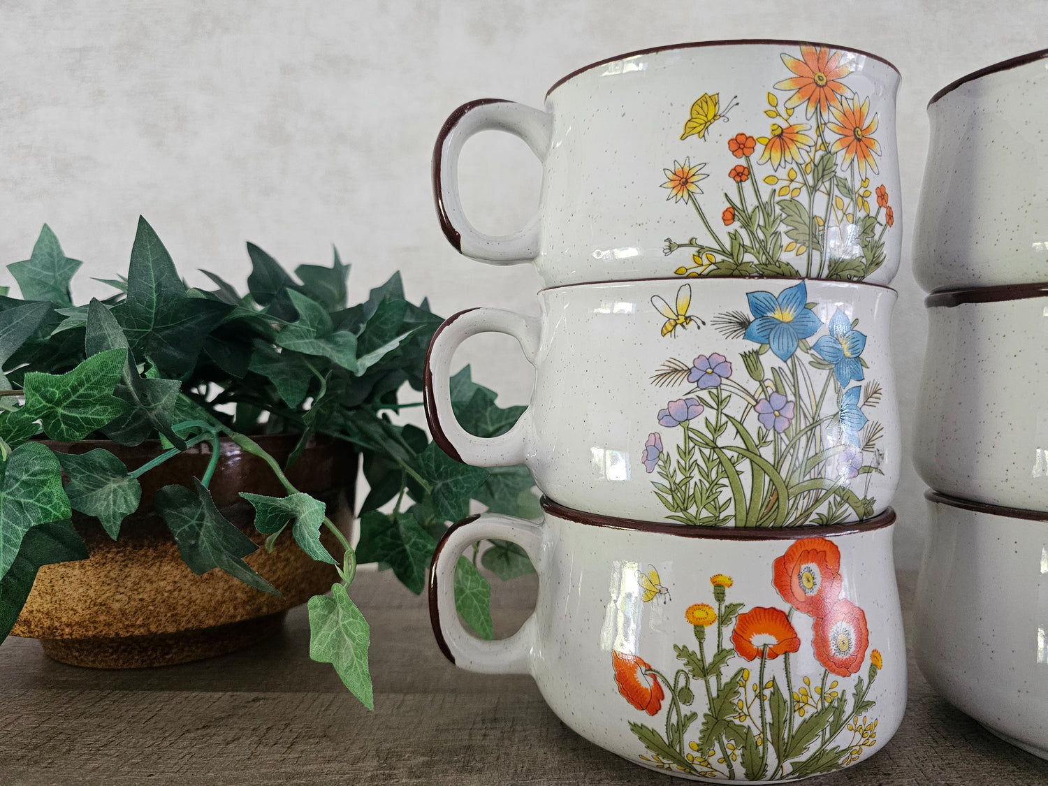 Wildflower soepkommen set