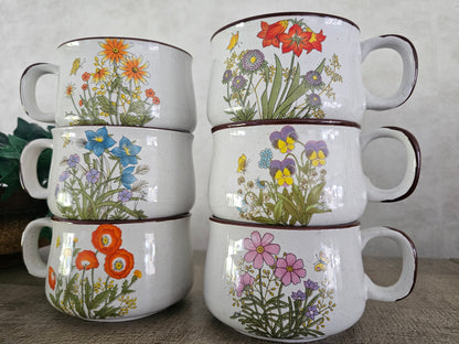 Wildflower soepkommen set