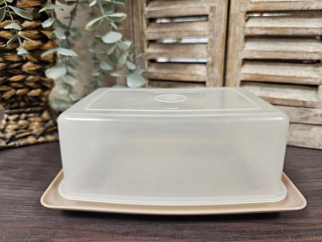 Tupperware beige botervloot