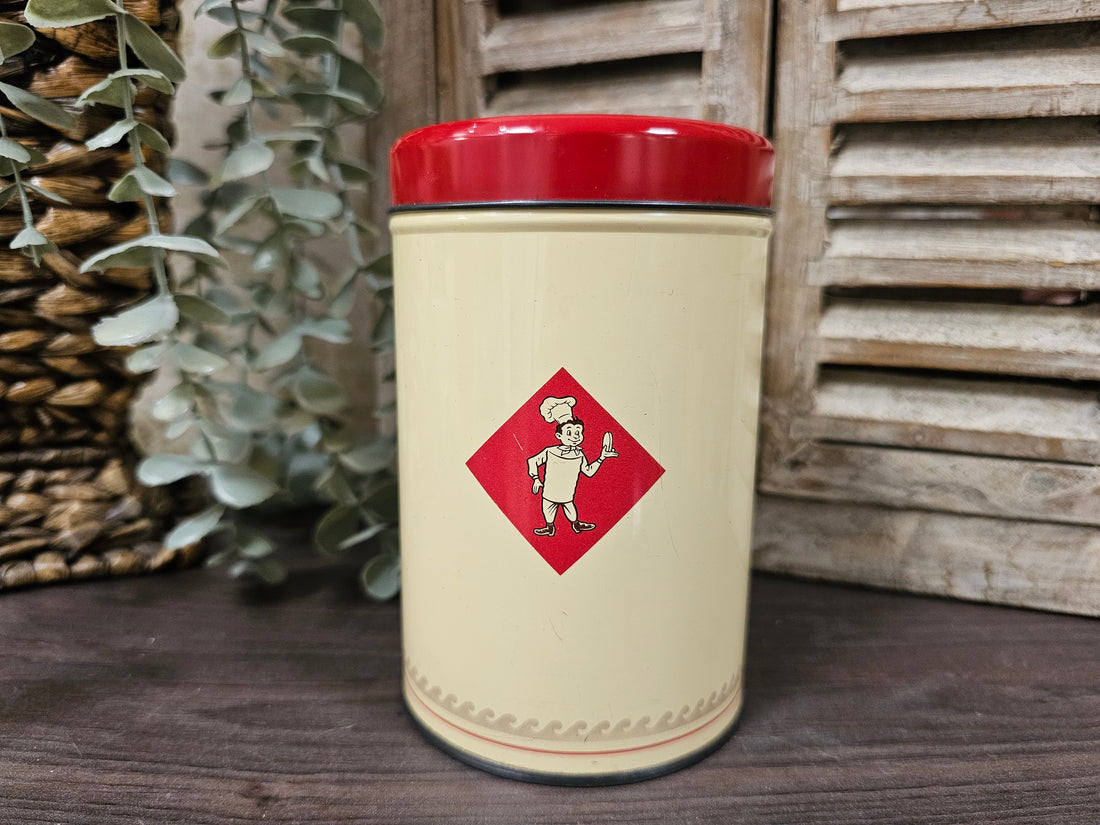 Bolletje vintage blik klein