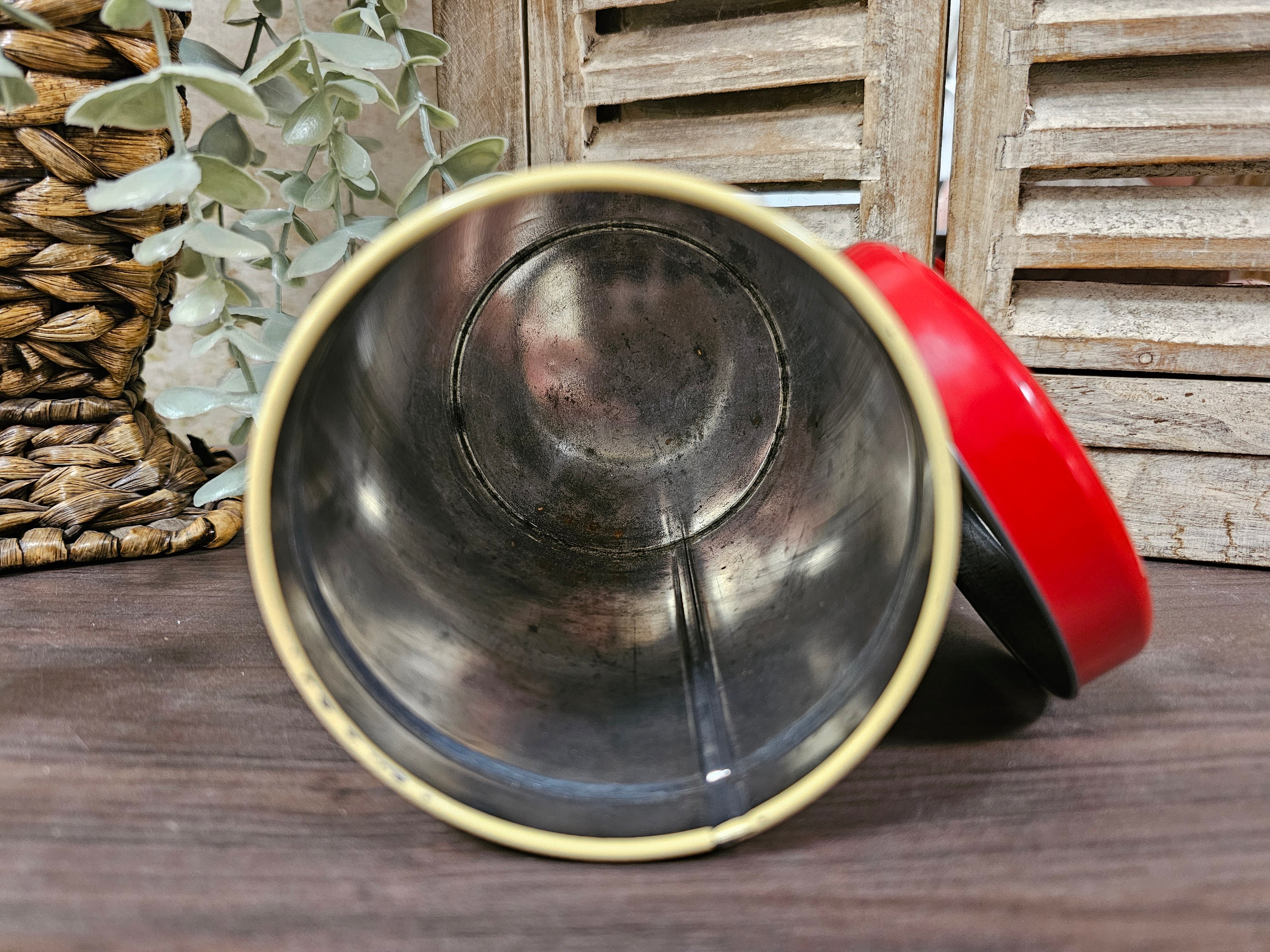 Bolletje vintage blik klein