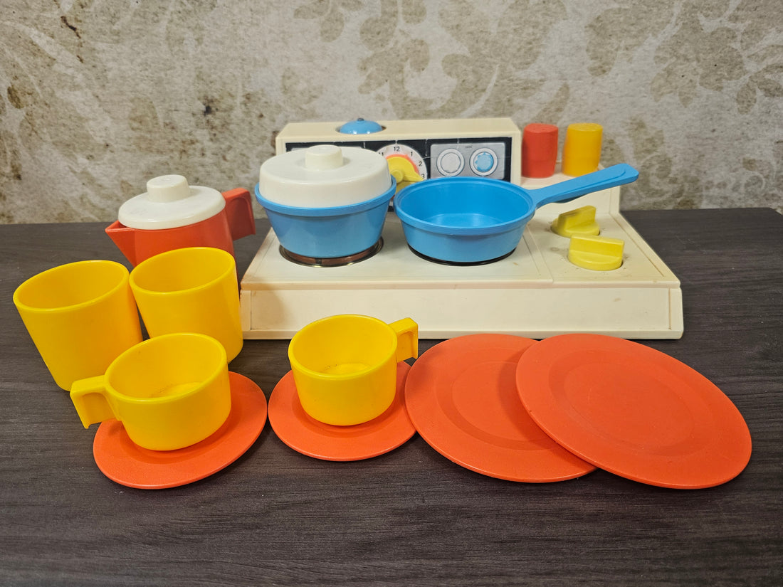 Fisher price keuken + servies