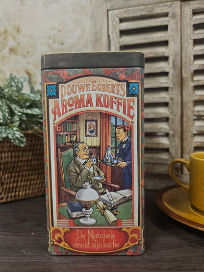 Vintage Douwe Egberts koffie blik