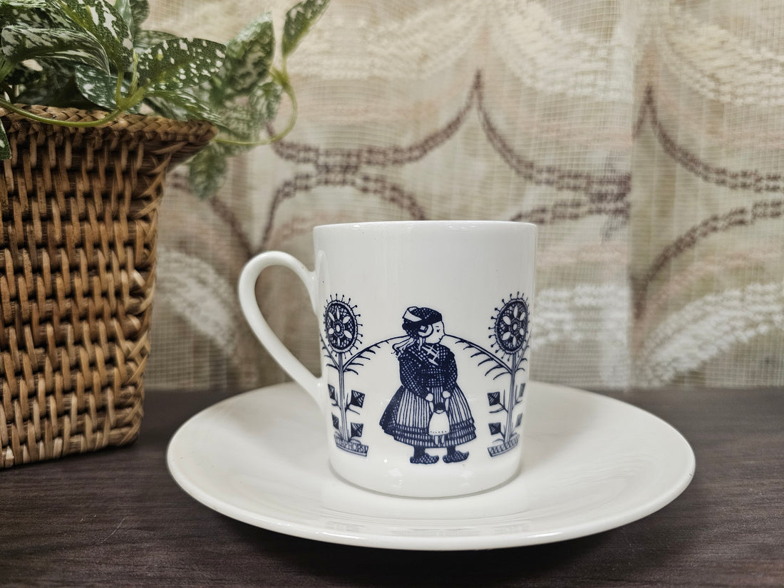 Leeuwenzegel Kop en Schotel Set - Nunspeet / Staphorst