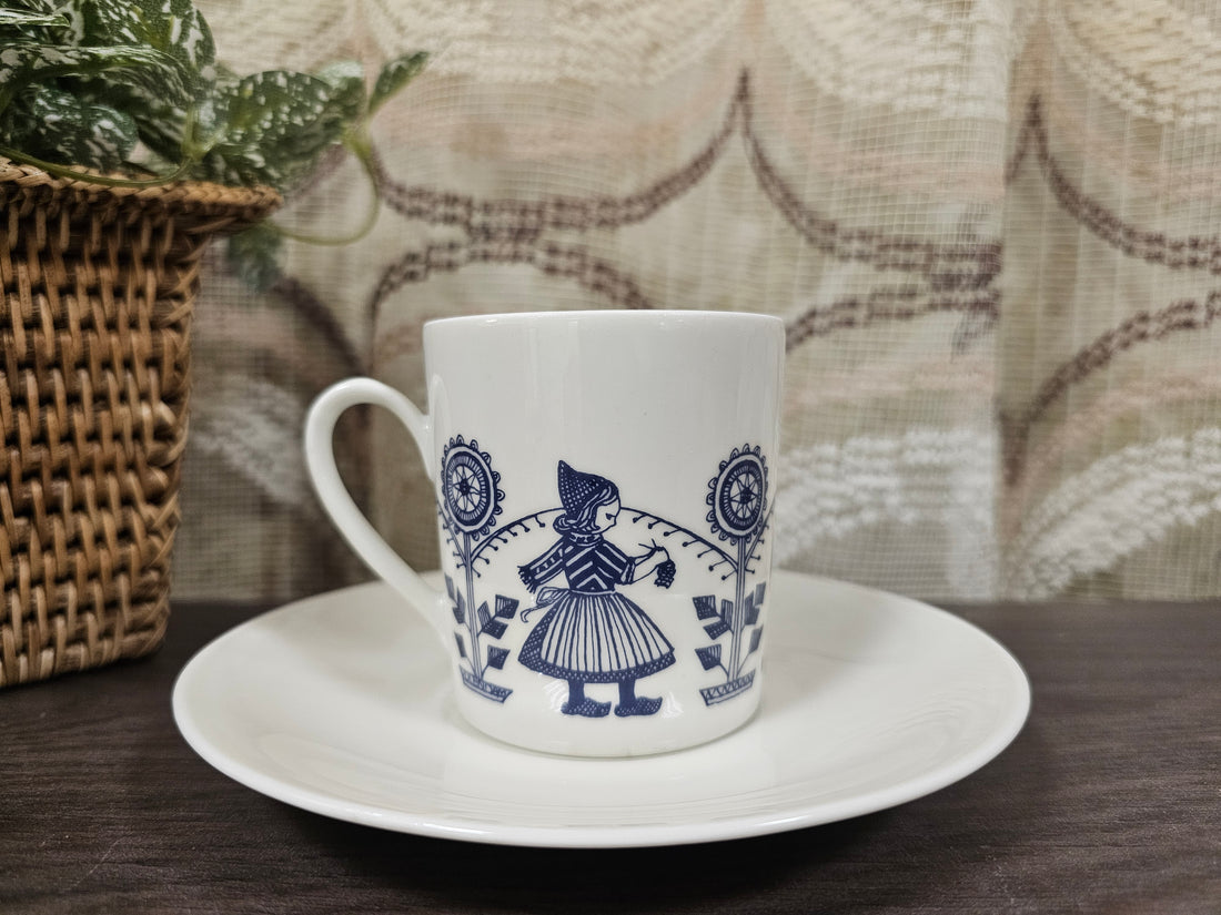 Leeuwenzegel Kop en schotel Set - Marken / Volendam