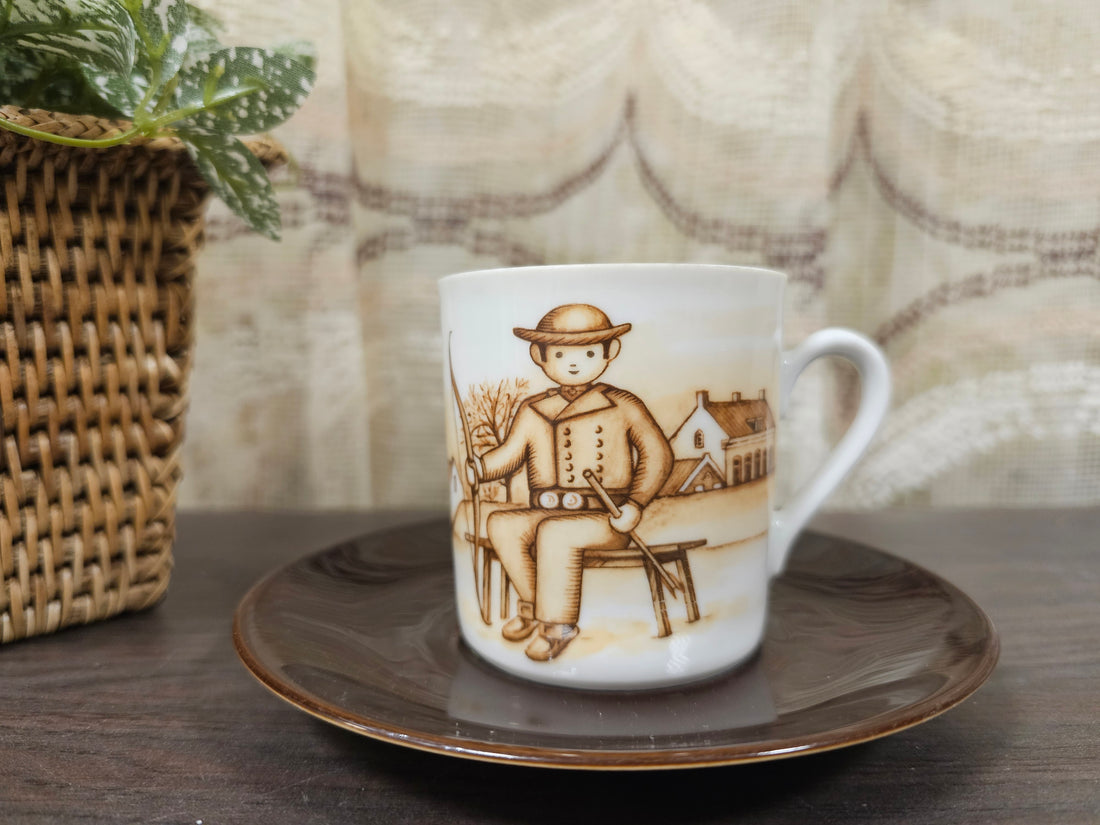 Beiers porselein zuid Beveland kop en schotel