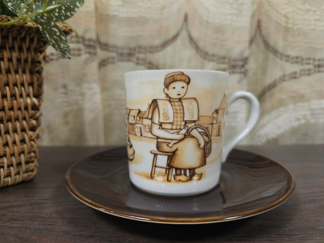 Beiers porselein Spakenburg kop en schotel