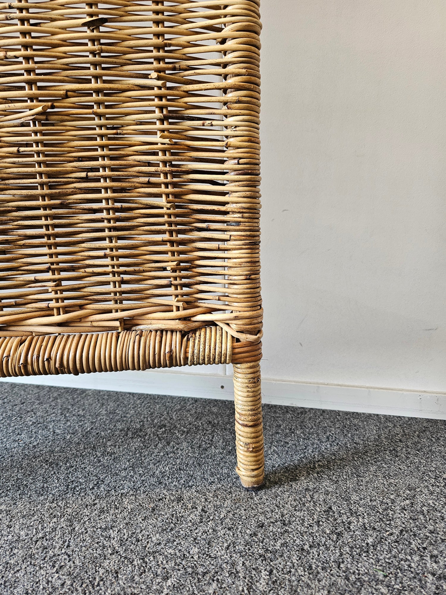 Rotan vintage  kamerscherm roomdivider