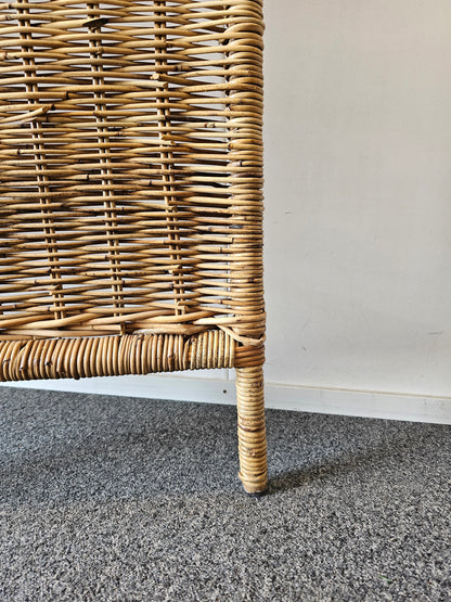 Rotan vintage  kamerscherm roomdivider