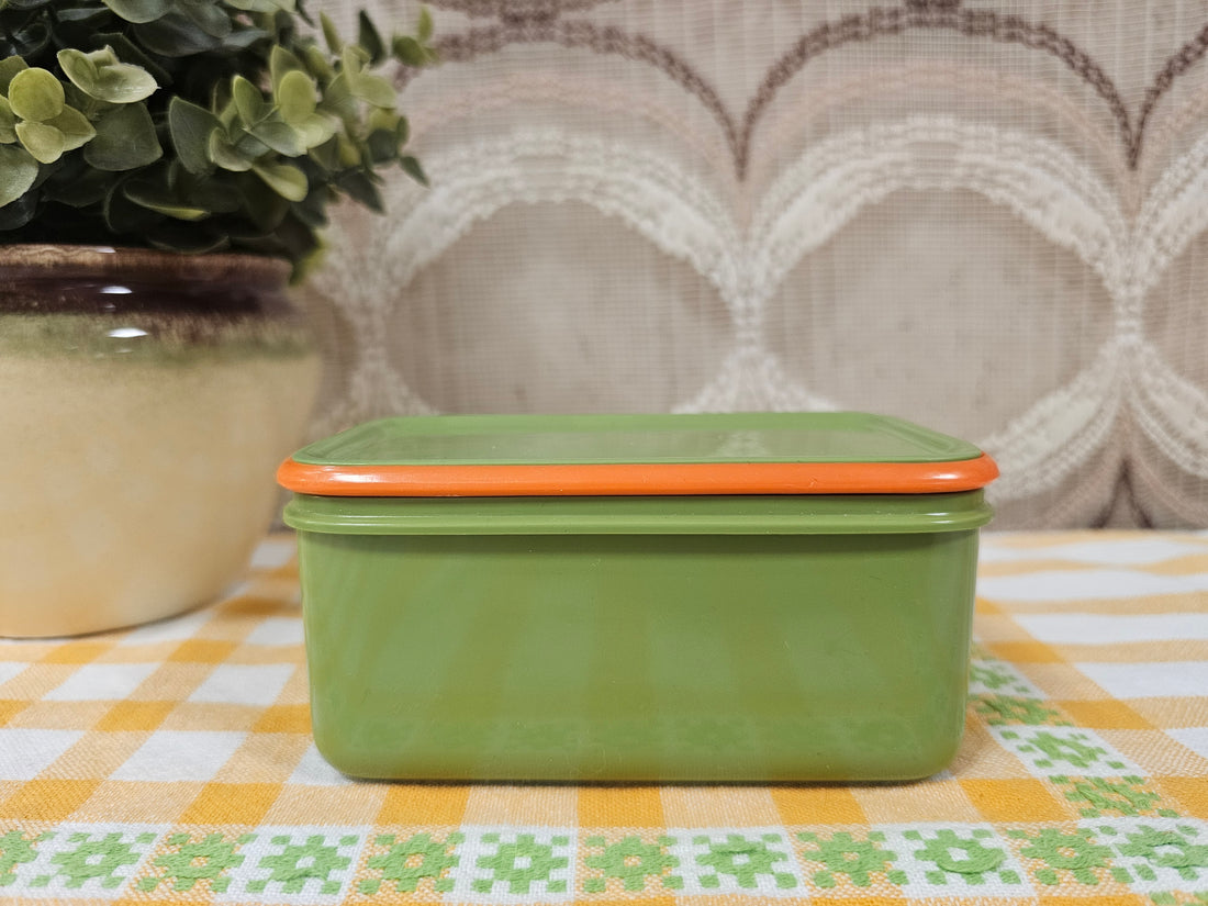 Mepal groen oranje trommeltje