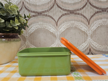Mepal groen oranje trommeltje