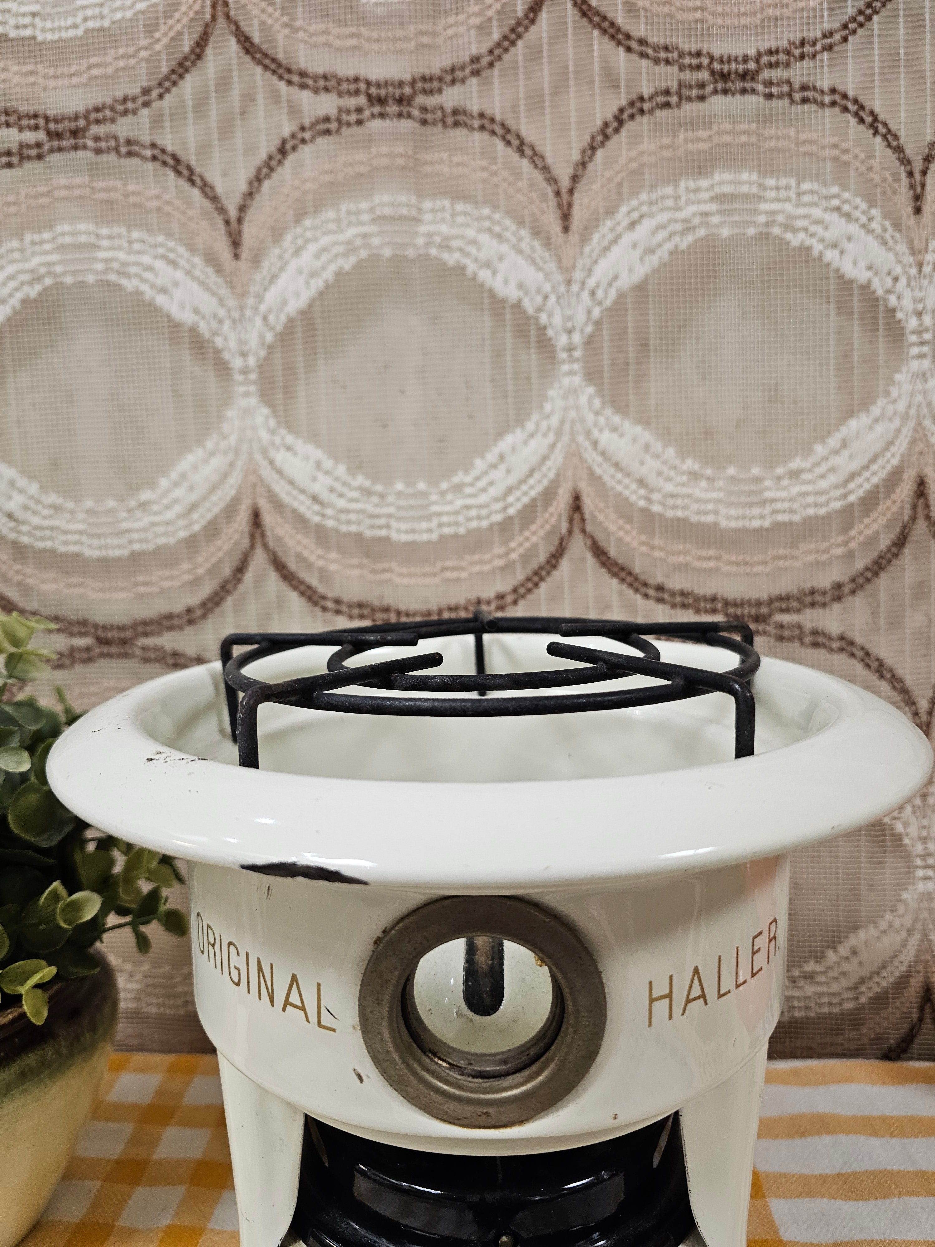 Haller petroleumstel wit