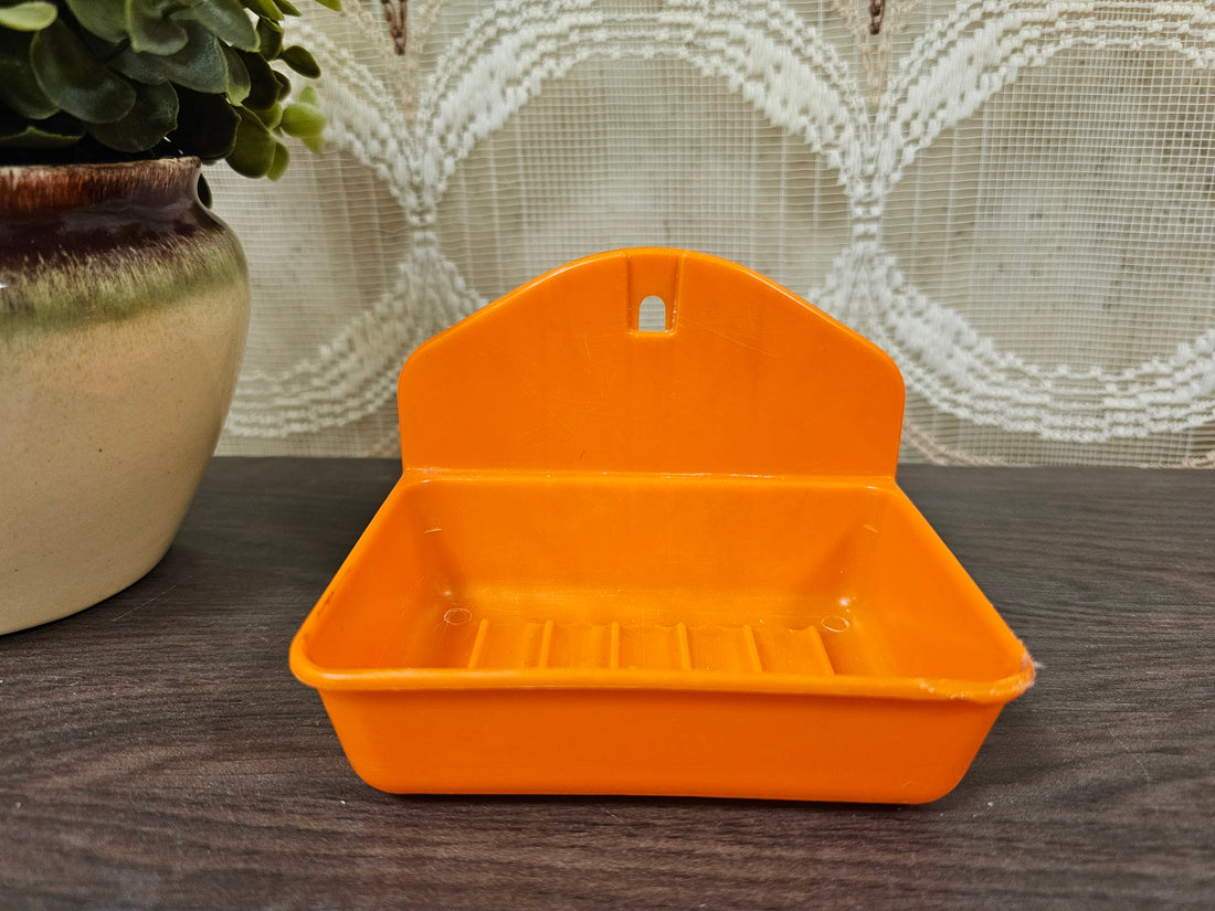 Beccon plastics oranje zeepbakje