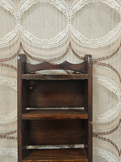 Houten bakstenen mal – decoratief wandrek