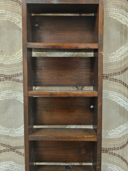 Houten bakstenen mal – decoratief wandrek