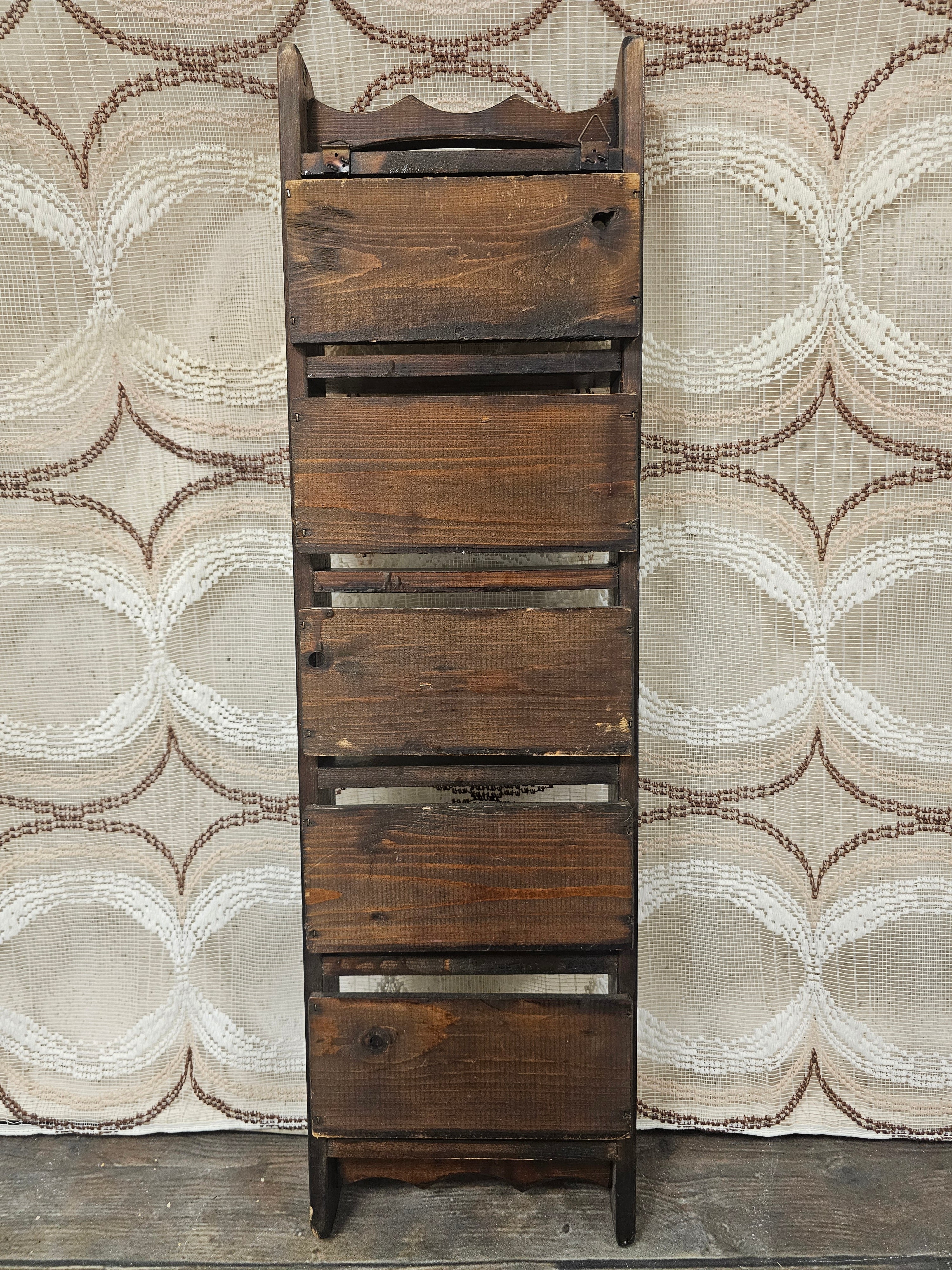 Houten bakstenen mal – decoratief wandrek