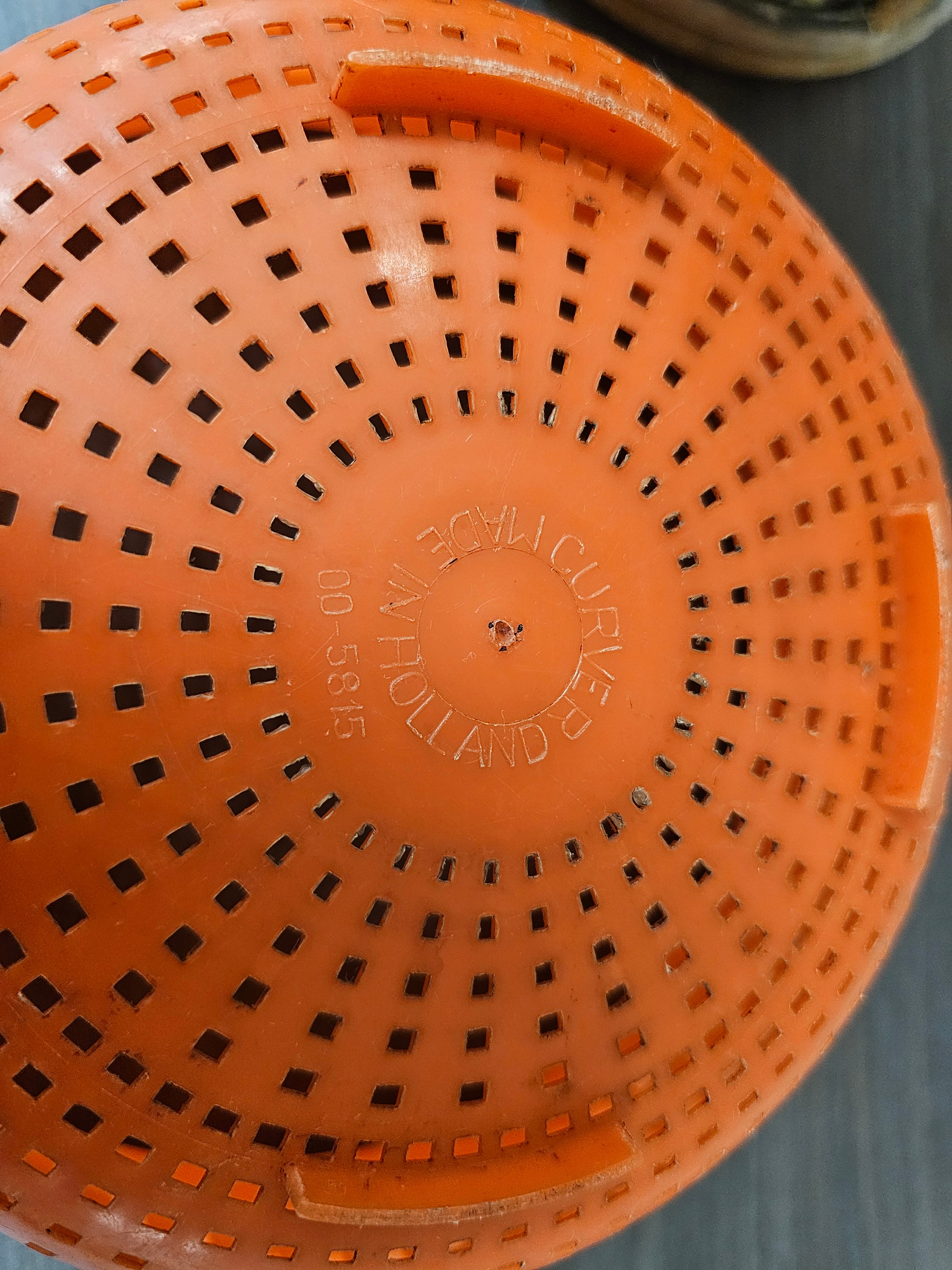 Curver oranje vergiet- made in Holland