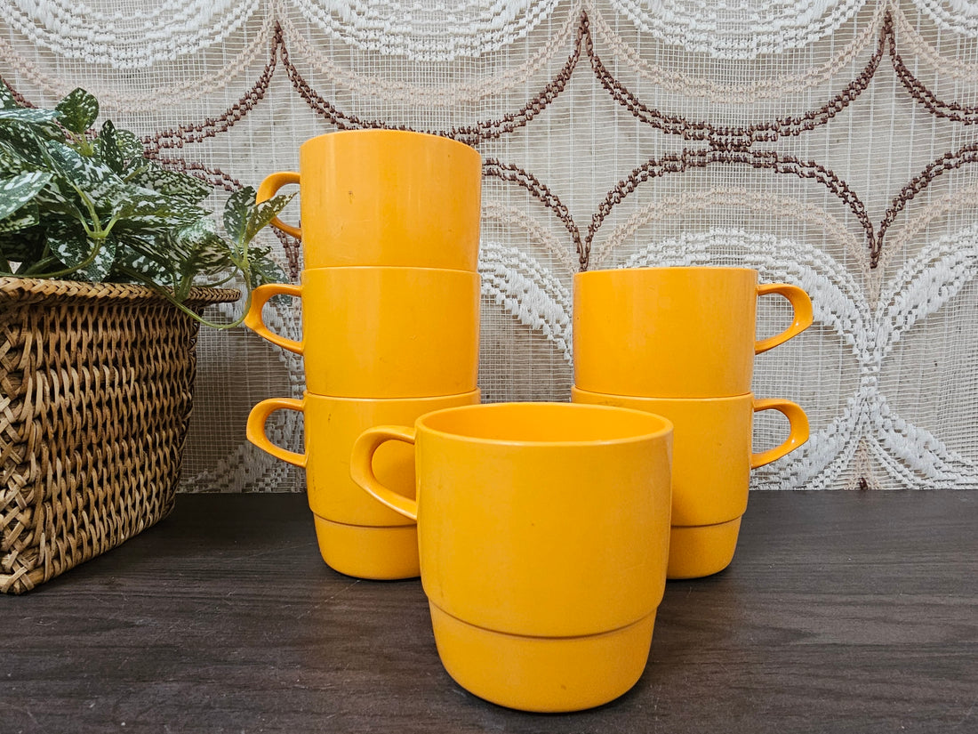 Mepal oranje kopjes campingservies