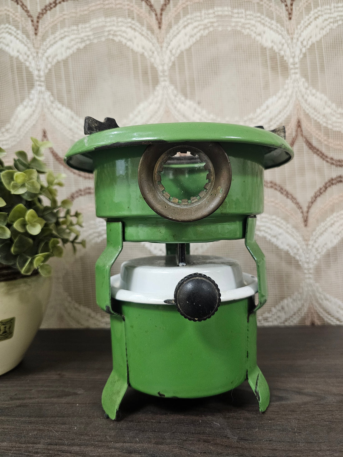 Petroleumstel reseda groene 1 pit