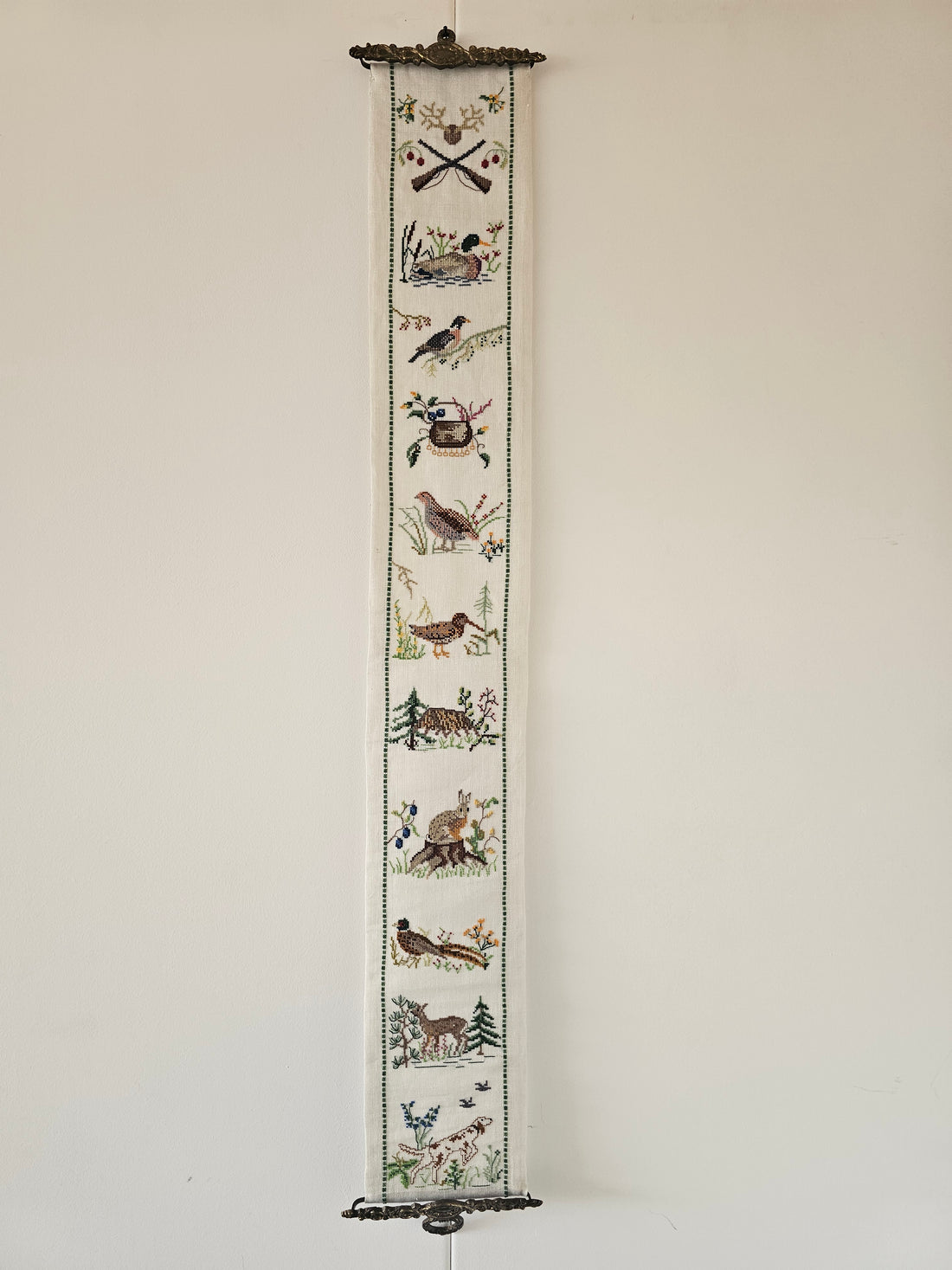 Schellekoord "jacht" met koperen beslag