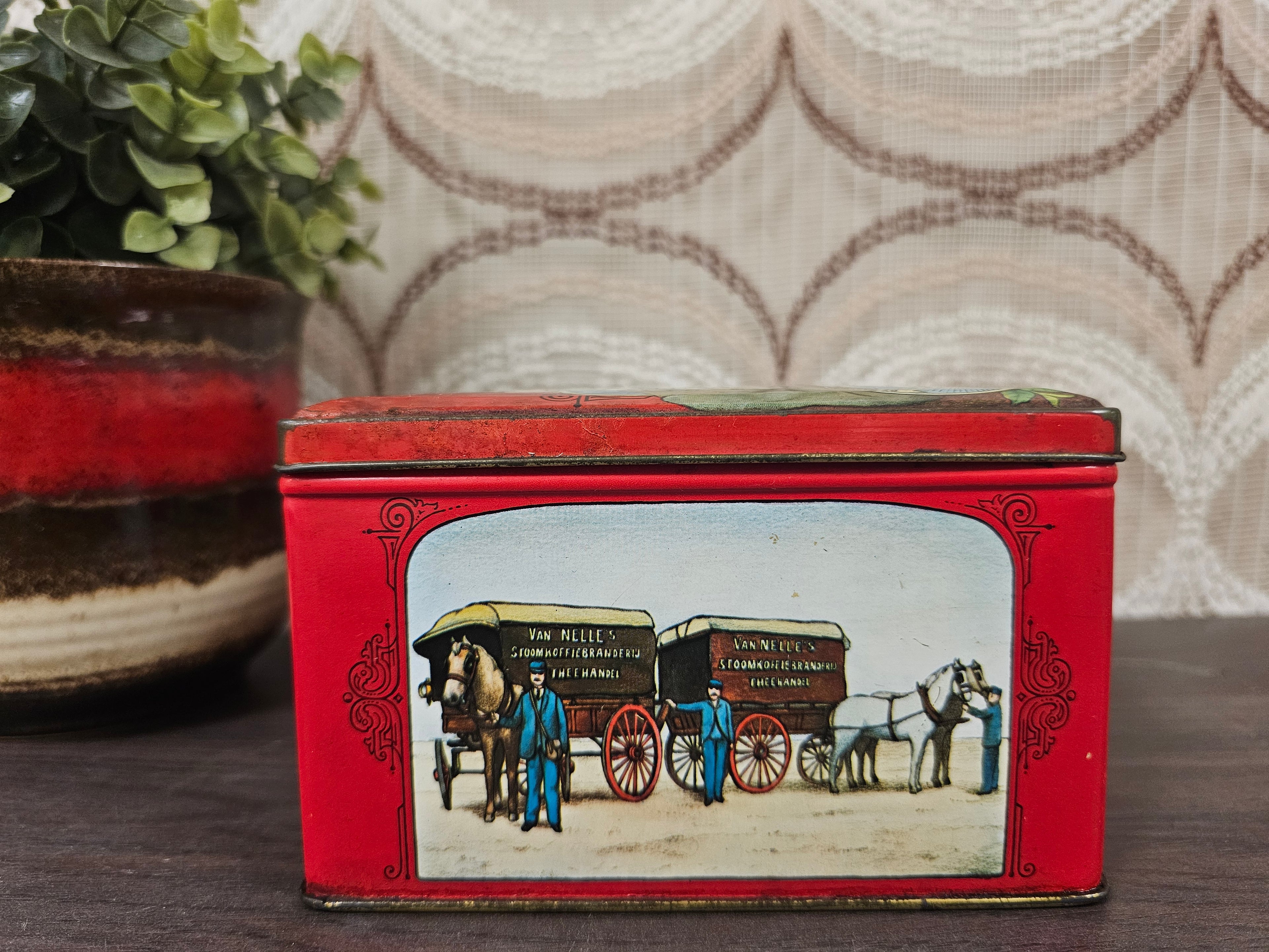 Vintage Van Nelle koffieblik reclameblik