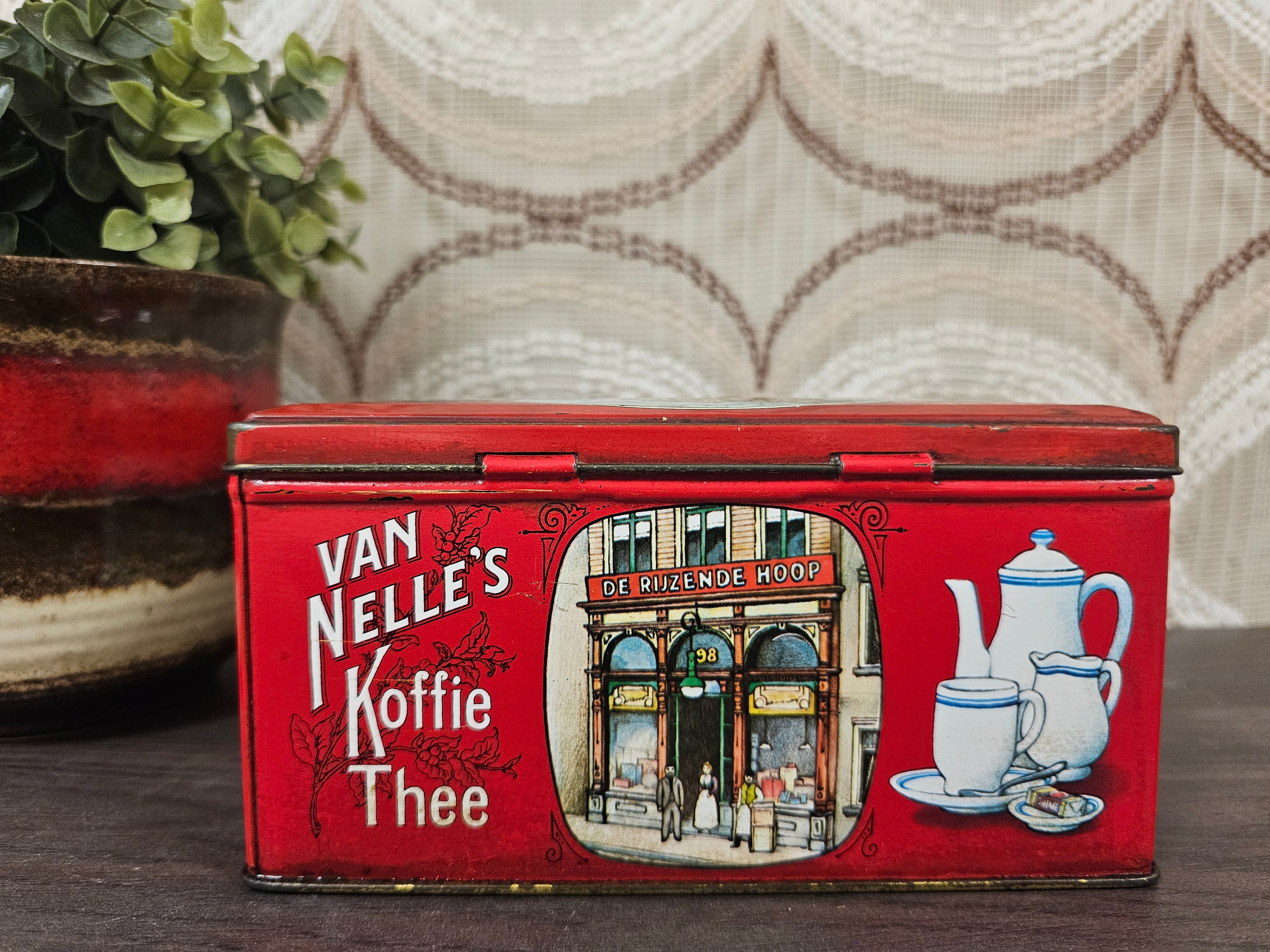 Vintage Van Nelle koffieblik reclameblik