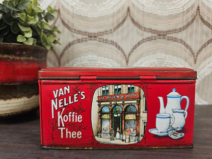 Vintage Van Nelle koffieblik reclameblik