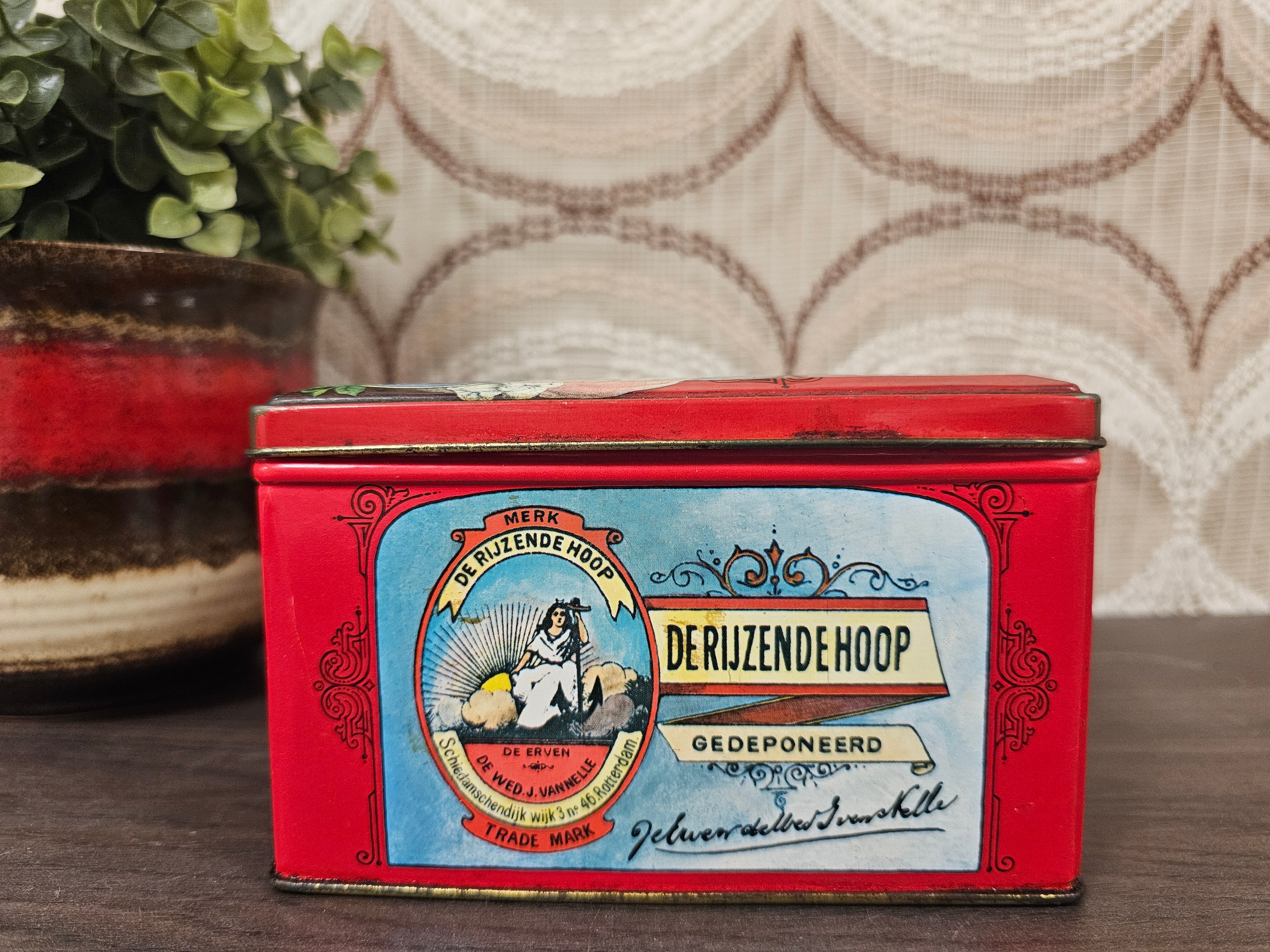 Vintage Van Nelle koffieblik reclameblik