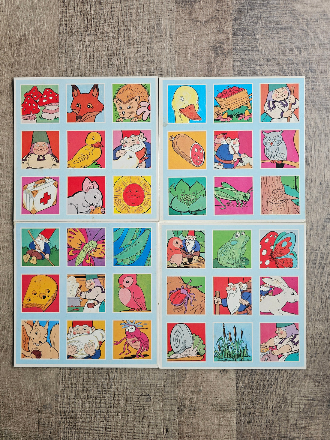 Vintage David de Kabouter Lotto spel jaren 80