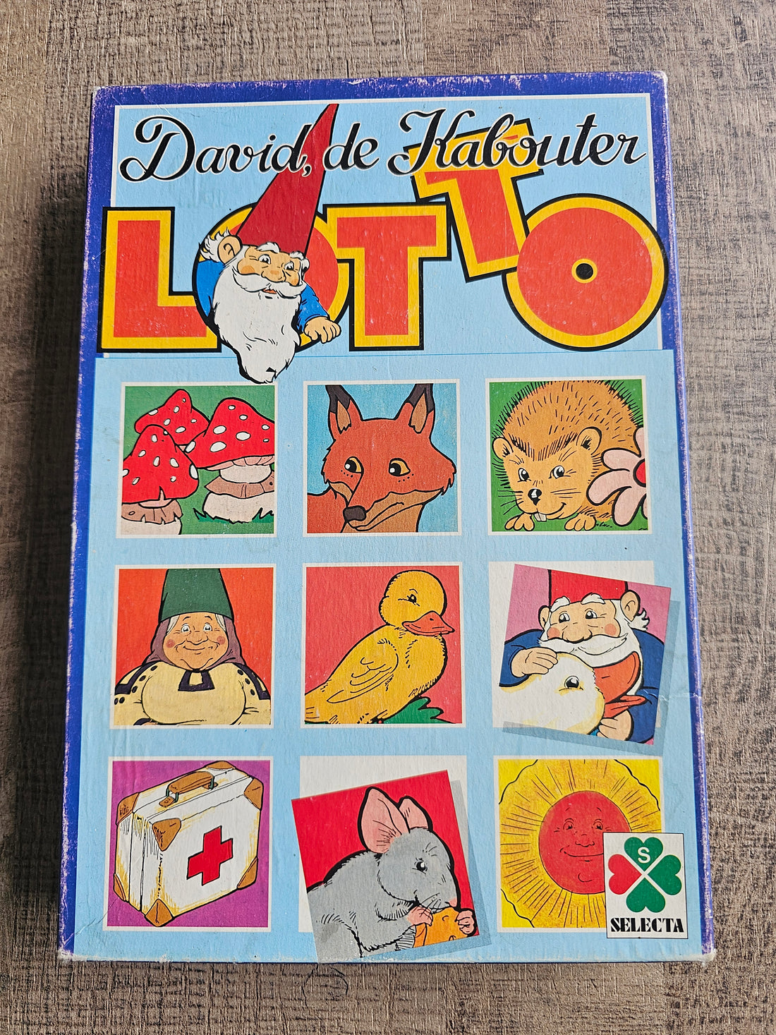 Vintage David de Kabouter Lotto spel jaren 80