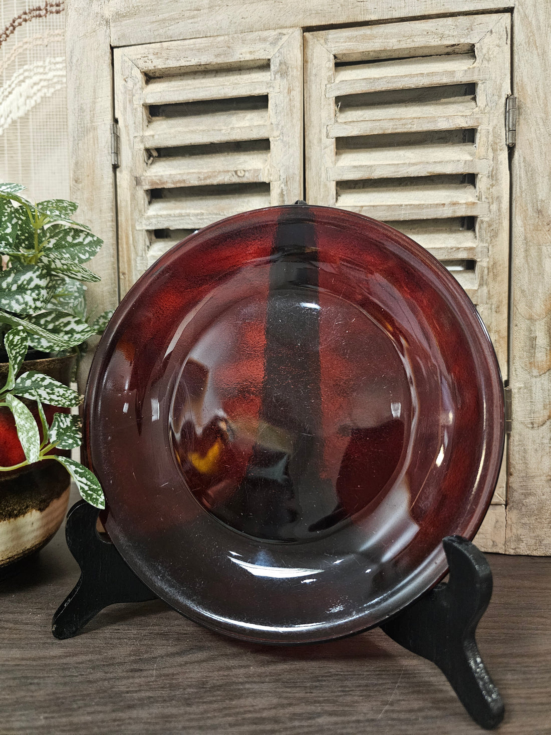 Arcoroc France Sierra rood bord