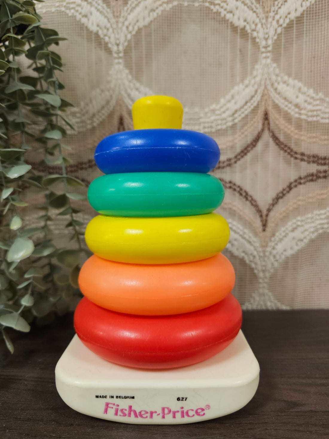 Fisher price vintage speelgoed stapelringen