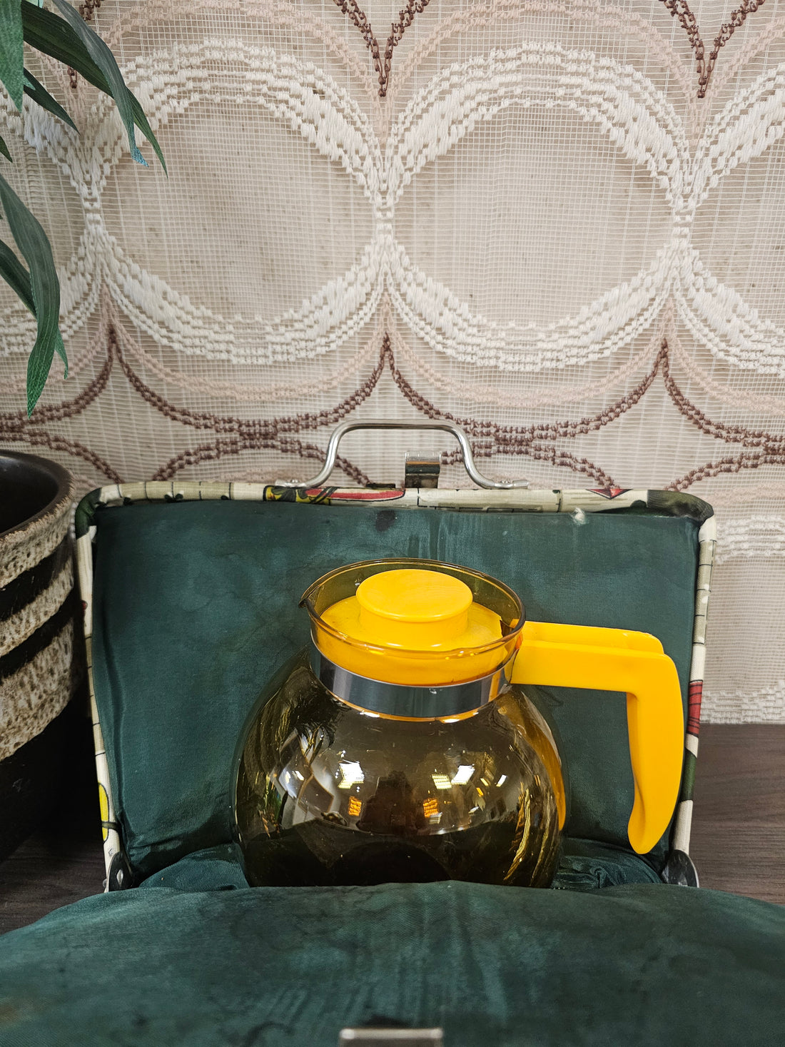 Douwe Egberts vintage theemuts met knip