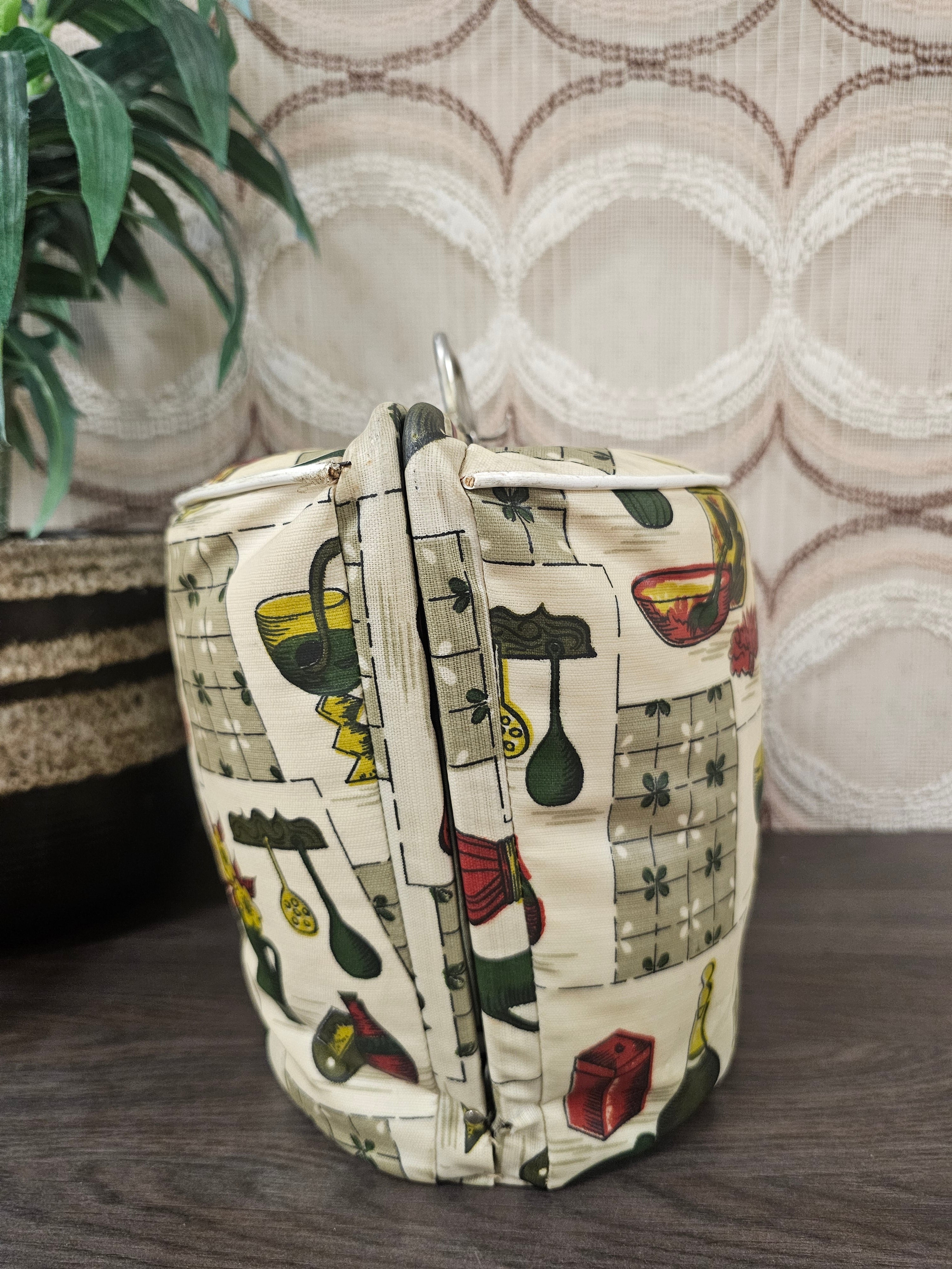 Douwe Egberts vintage theemuts met knip