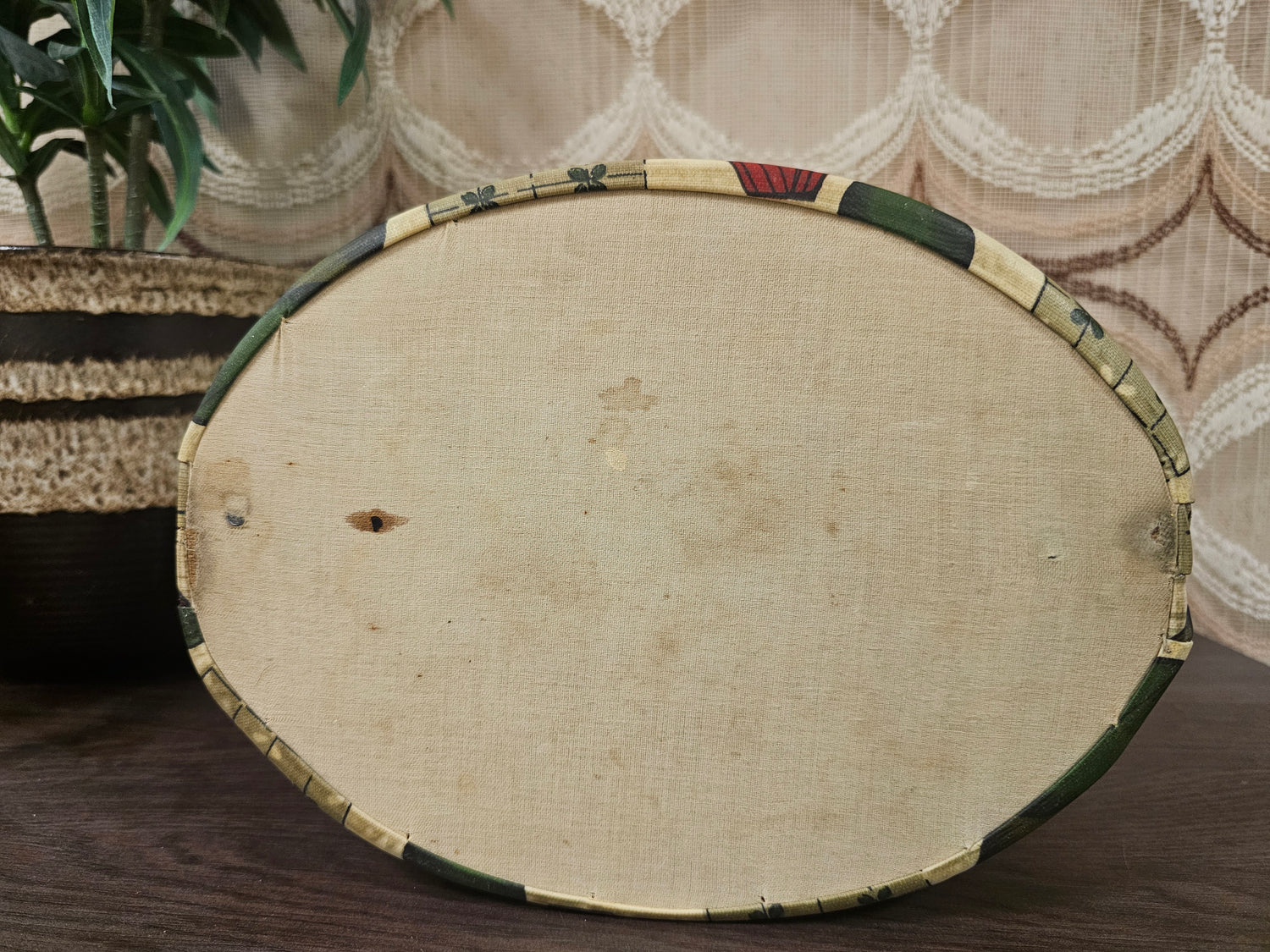 Douwe Egberts vintage theemuts met knip