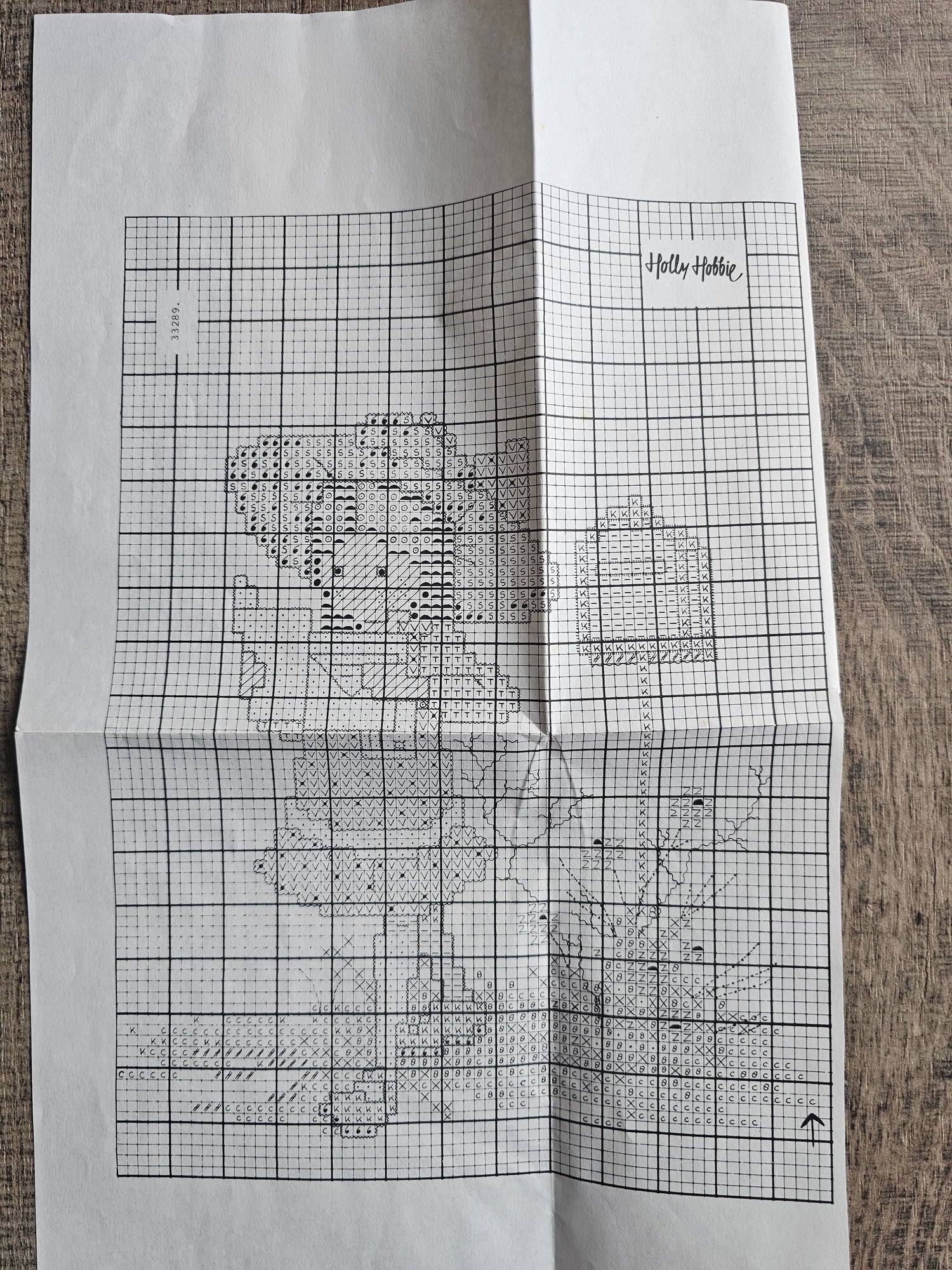 Lanarte borduurpakket Holly Hobbie meisje bij de brievenbus
